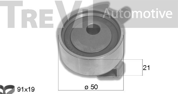 TREVI AUTOMOTIVE paskirstymo diržo komplektas KD1478